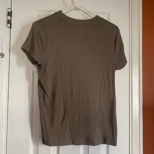 Short Sleeve Ribbed Crew